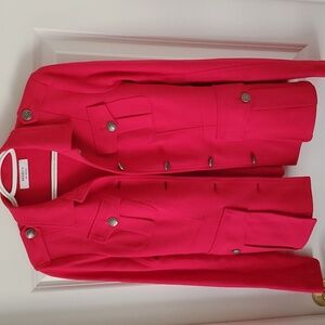 Bailey/44 Imperial Army Jacket Cerise Pink Jacket Size S